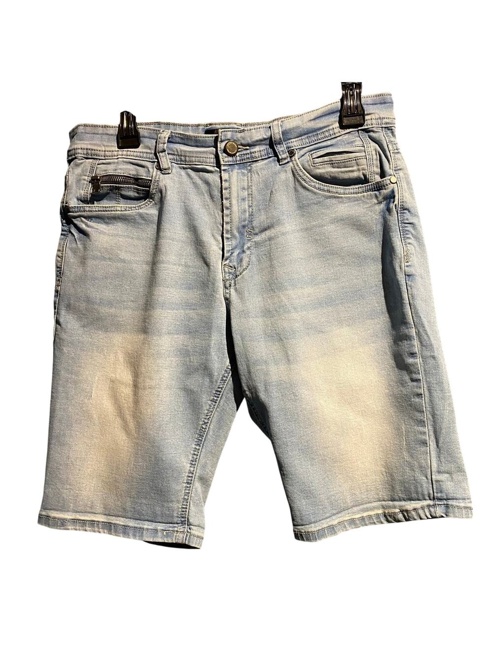 Steves Jeans  Mens size 32 Light Denim shorts Classic Stretchy Comfy Jorts